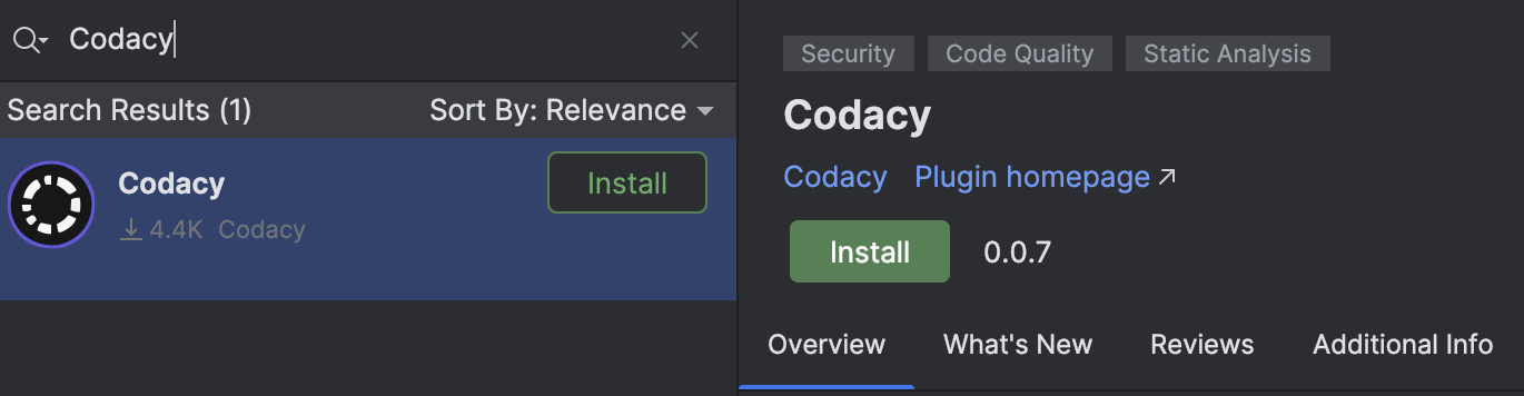 Install Extension