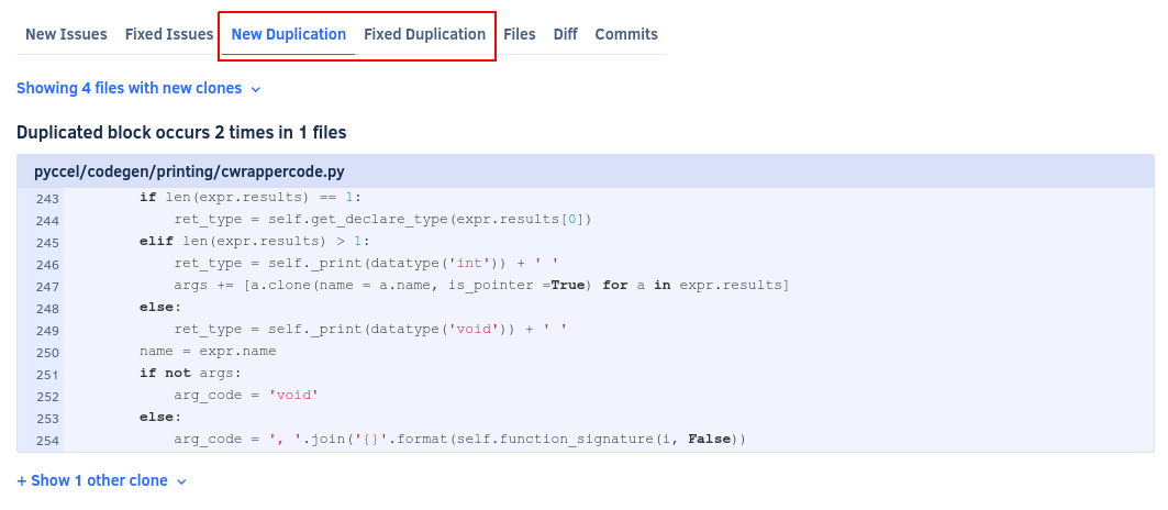 New Duplication and Fixed Duplication tabs