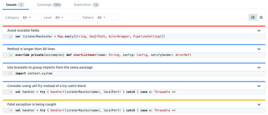 File filters